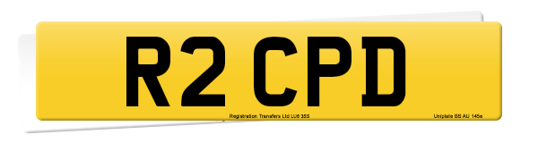 Registration number R2 CPD